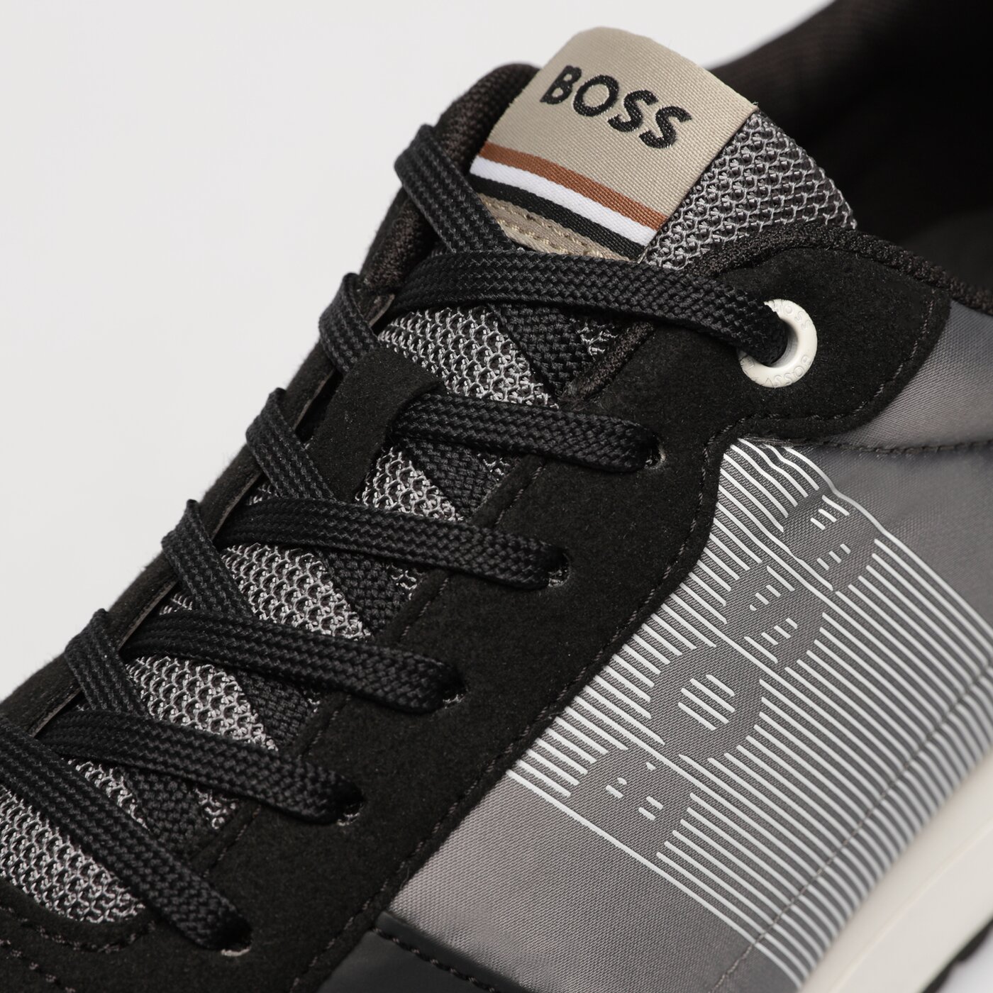 Męskie sneakersy (buty) HUGO BOSS KAI RUNN MXPR 50493224061 kolor szary