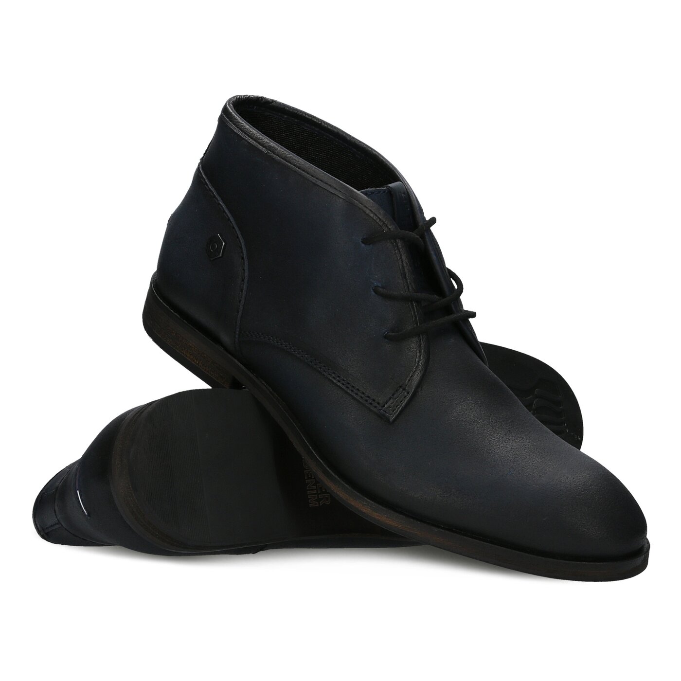 Męskie buty za kostkę TOMMY HILFIGER J2385ACK 1C em56821795284 kolor granatowy