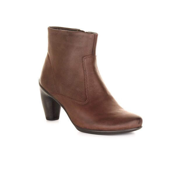 Damskie botki / sztyblety ECCO SCULPTURED 65 23356302072 kolor brązowy