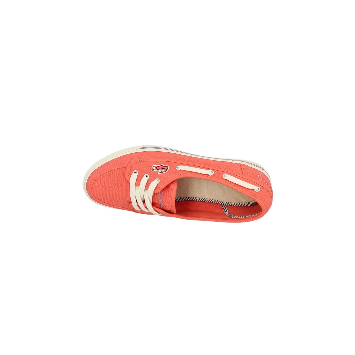 Damskie trampki LACOSTE FAIRBOAT 727srw1241lr2 kolor czerwony