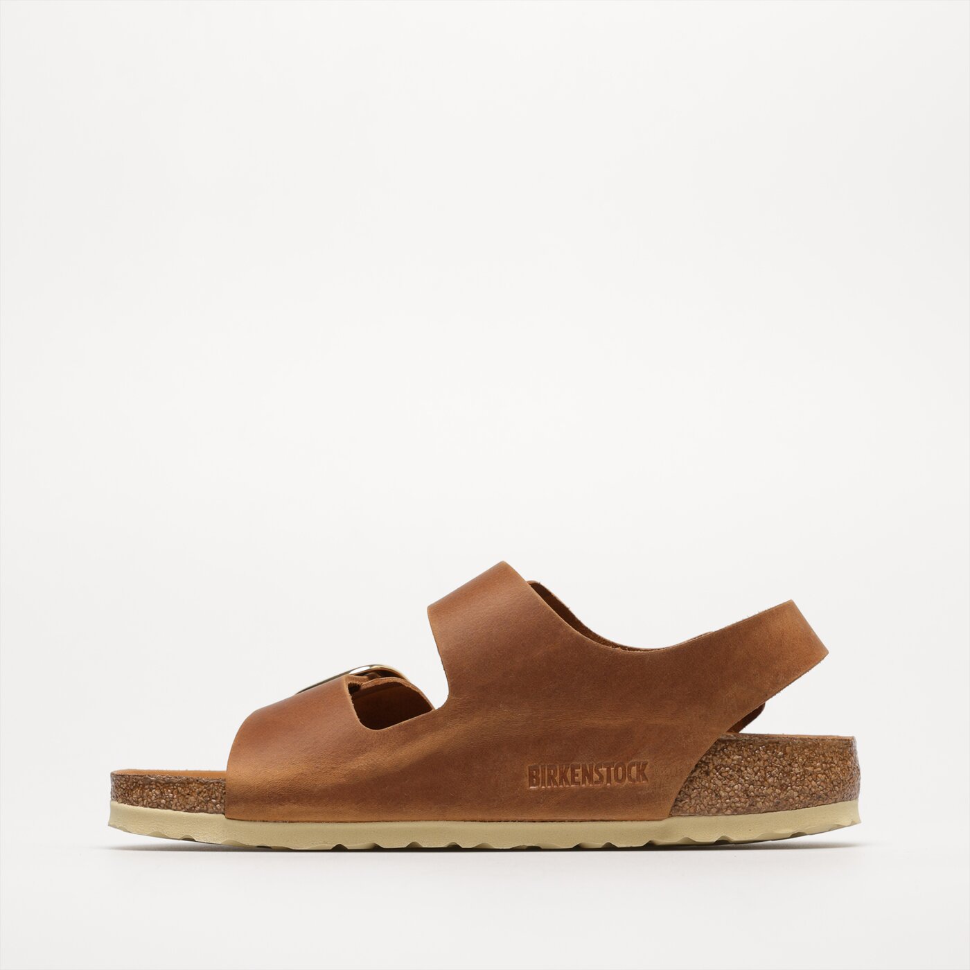 Damskie sandały BIRKENSTOCK MILANO BIG BUCKLE 1024067 kolor brązowy