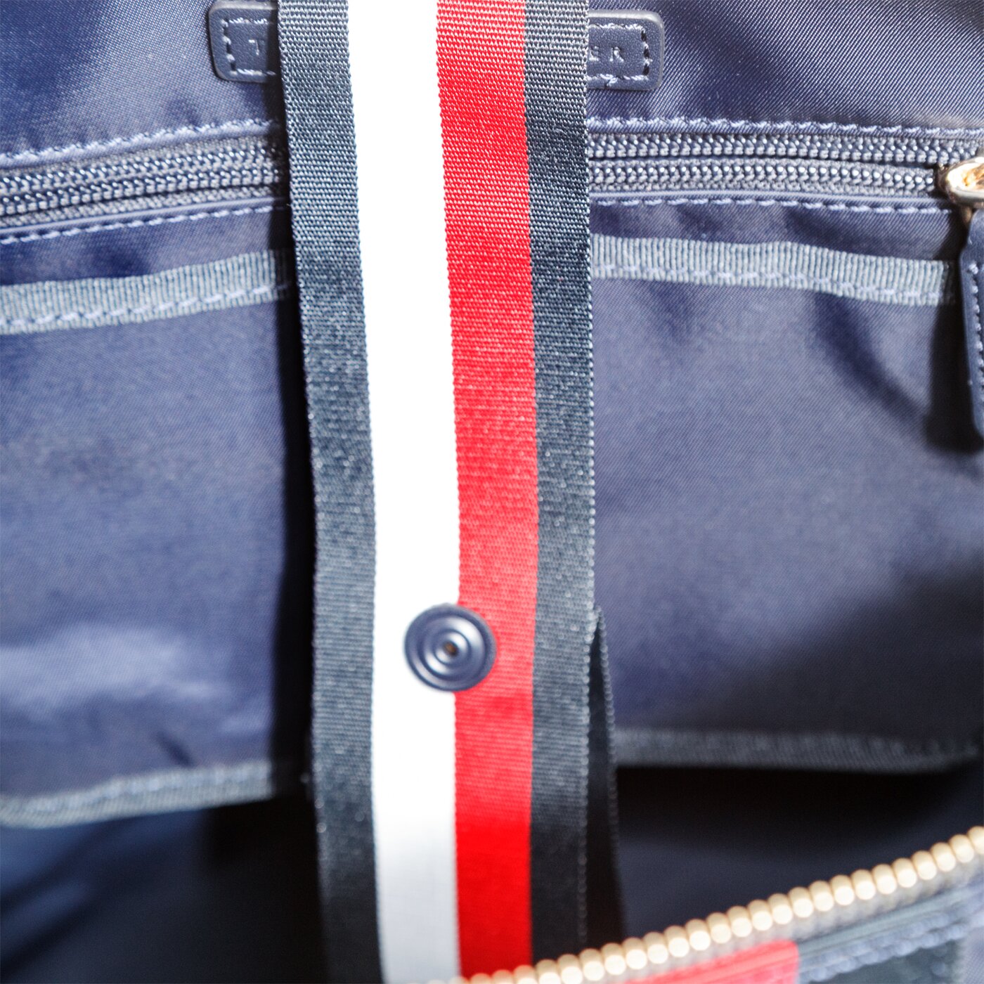 Damska torebka TOMMY HILFIGER TOREBKA POPPY TOTE CORP aw0aw083370gy kolor multicolor