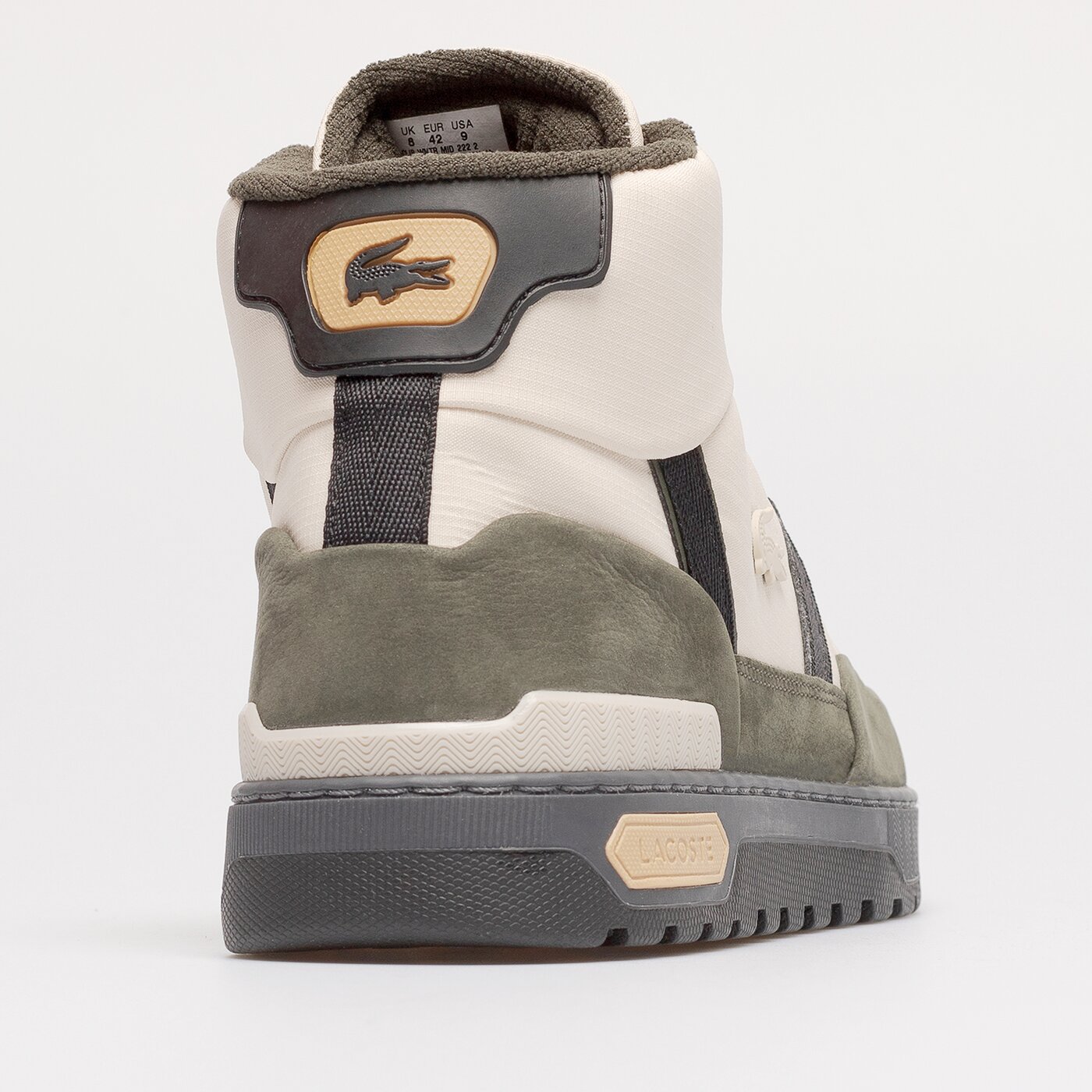 Męskie buty outdoor (trekkingowe) LACOSTE T-CLIP WNTR MID 222 2 744sma00651y5 kolor beżowy