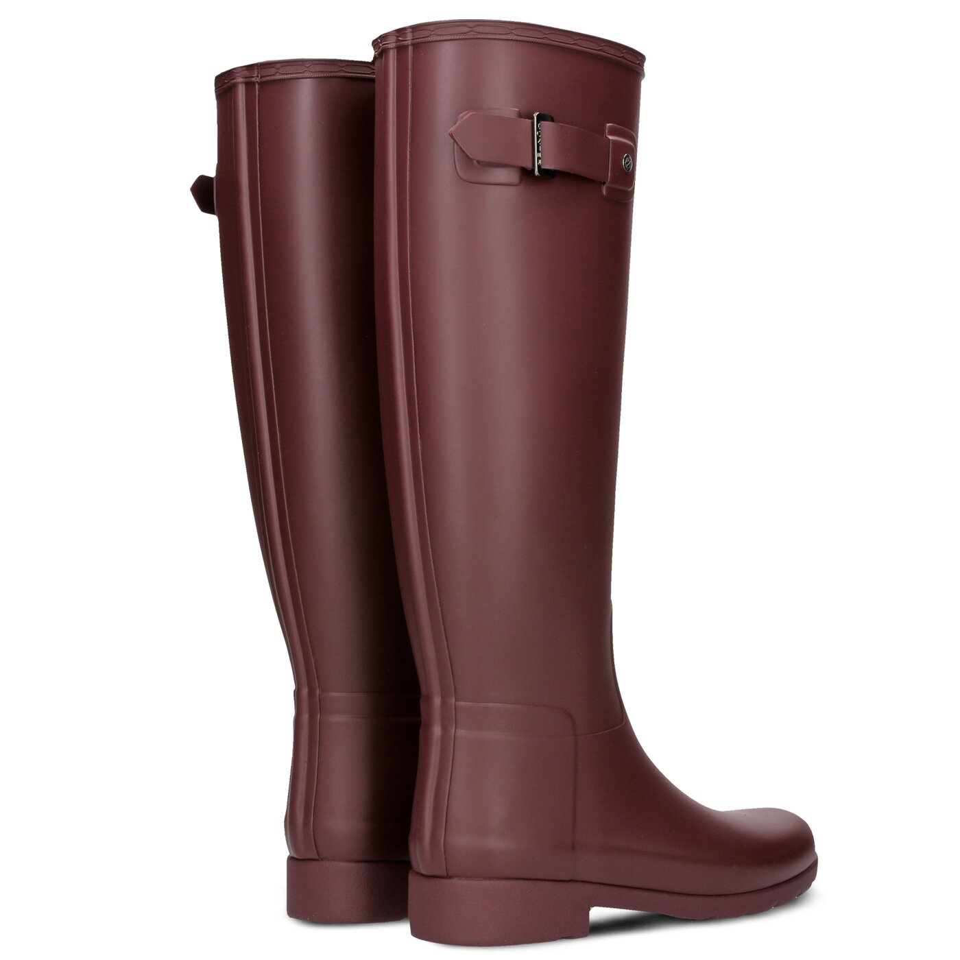 Damskie kalosze (buty gumowe) HUNTER ORIGINAL REFINED wft1071rma-oxd kolor bordowy