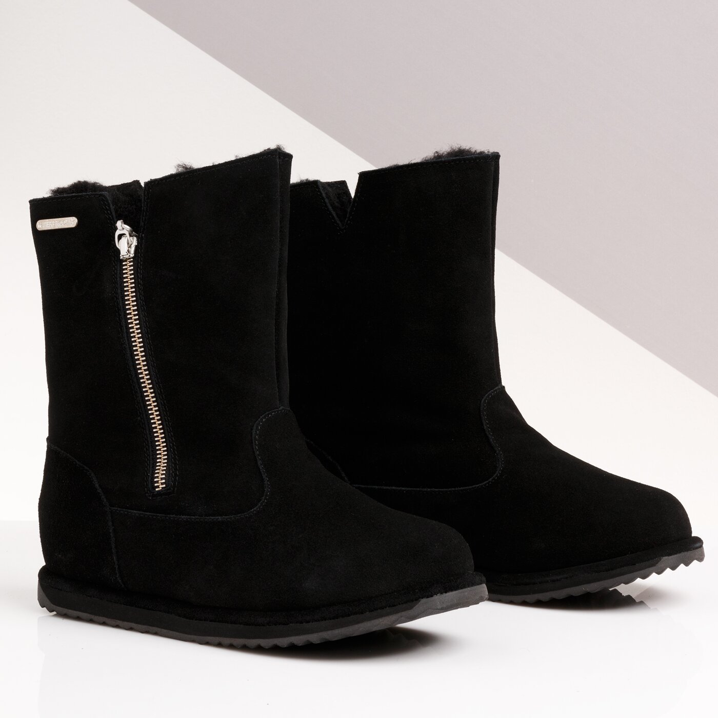 Dziecięce buty za kostkę EMU GRAVELLY KIDS k12177black kolor czarny