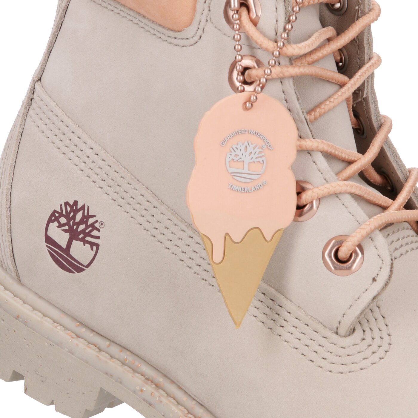 Damskie trapery TIMBERLAND PREMIUM 6 INCH BOOT ICE CREAM  tb0a1w16k511 kolor beżowy