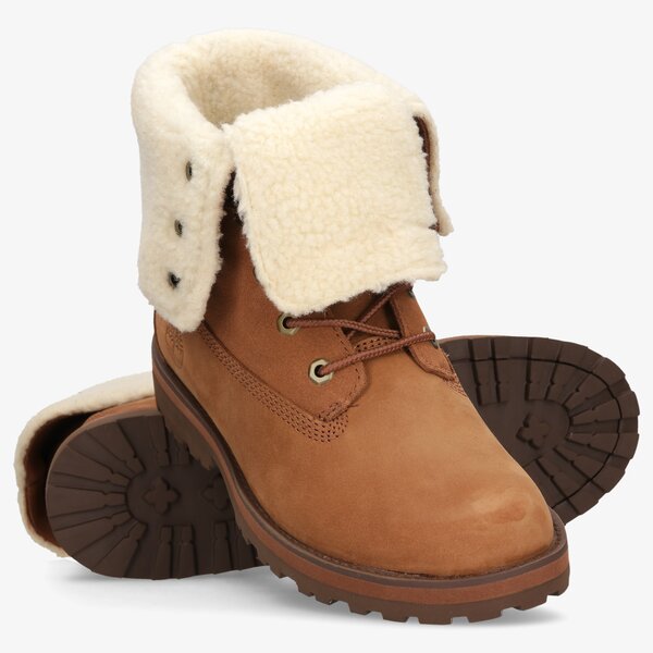 Dziecięce trapery TIMBERLAND COURMA KID SHRL RT tb0a2mjwf131 kolor brązowy