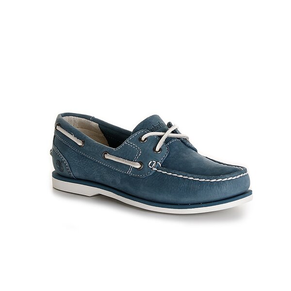 Damskie mokasyny i półbuty TIMBERLAND EK CLASSIC BOAT UNLINED BOAT SHOE 3936r kolor niebieski