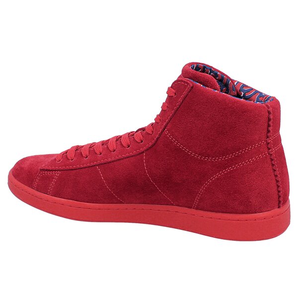 Męskie sneakersy (buty) LACOSTE BROADWICK HI CP  729lem2113047 kolor czerwony