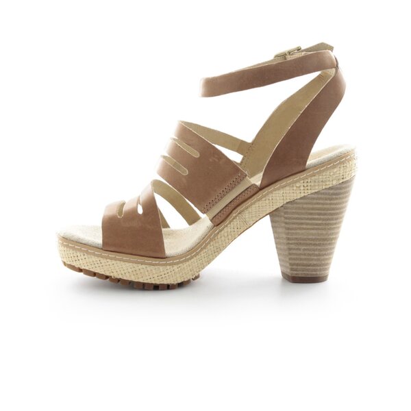 Damskie sandały TIMBERLAND EK CHAUNCEY SANDAL WRAPPED 27612 kolor beżowy