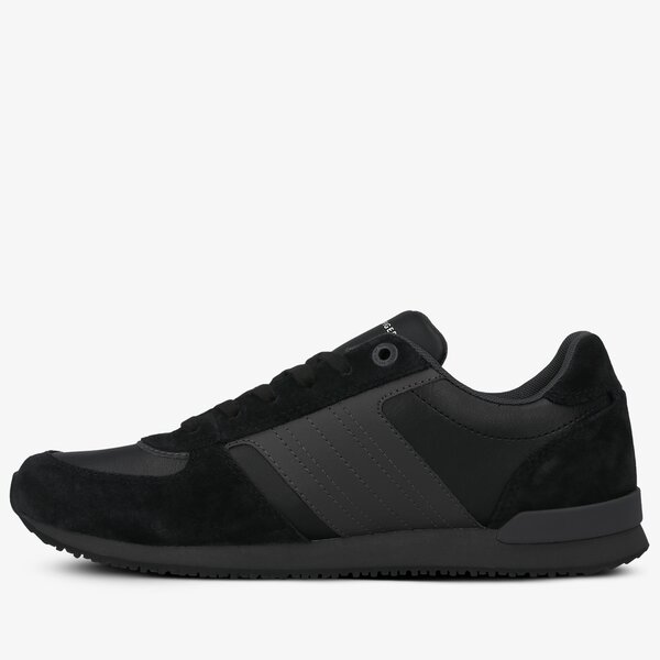 Męskie sneakersy (buty) TOMMY HILFIGER MAXWELL 26C ICONIC MIX RUNNER fm0fm03000bds kolor czarny