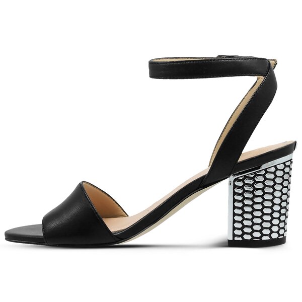 Damskie sandały GUESS RENEE flrne1lea03black kolor czarny