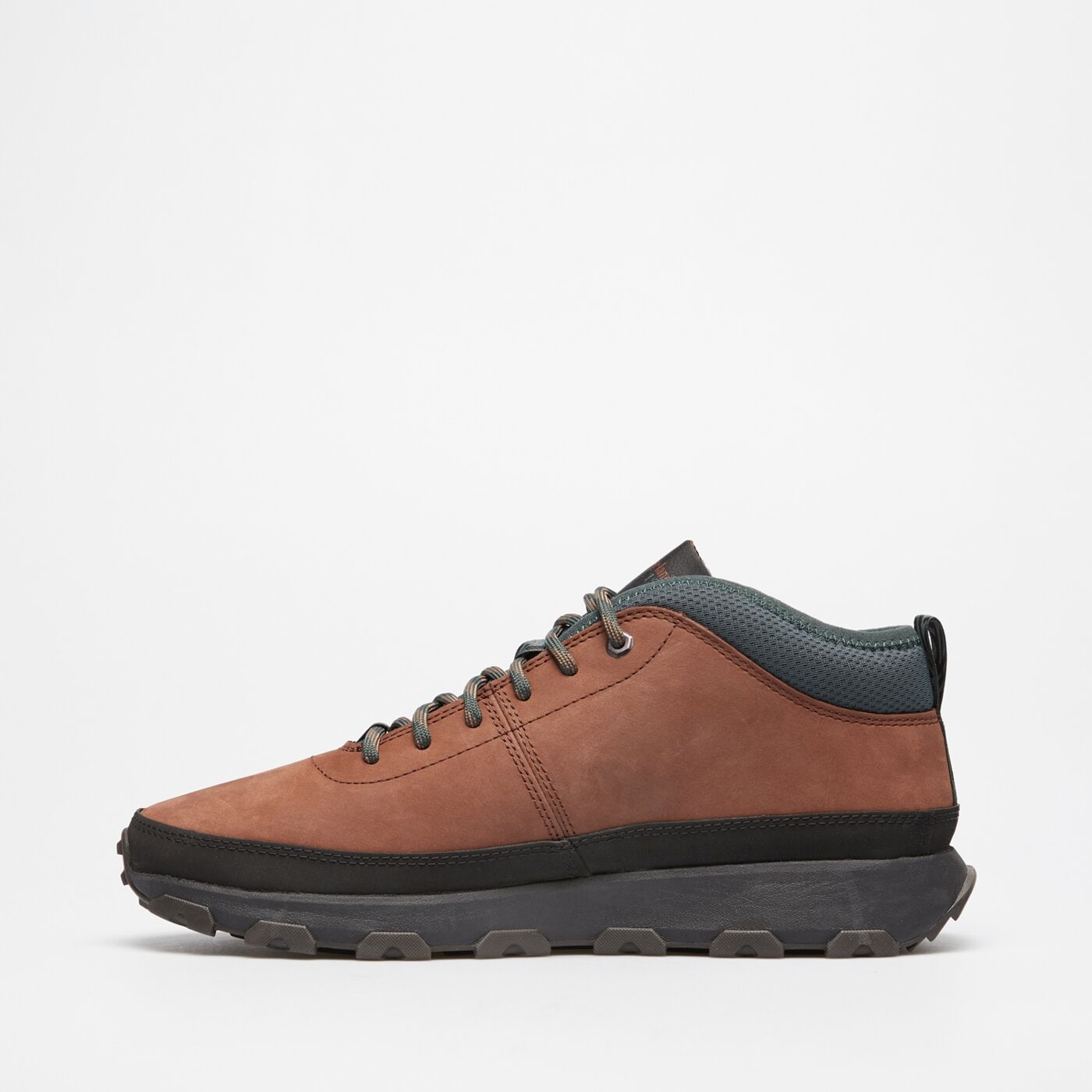 Męskie buty outdoor (trekkingowe) TIMBERLAND WINSOR TRAIL MID LACE SNEAKER tb0a41x7w071 kolor brązowy
