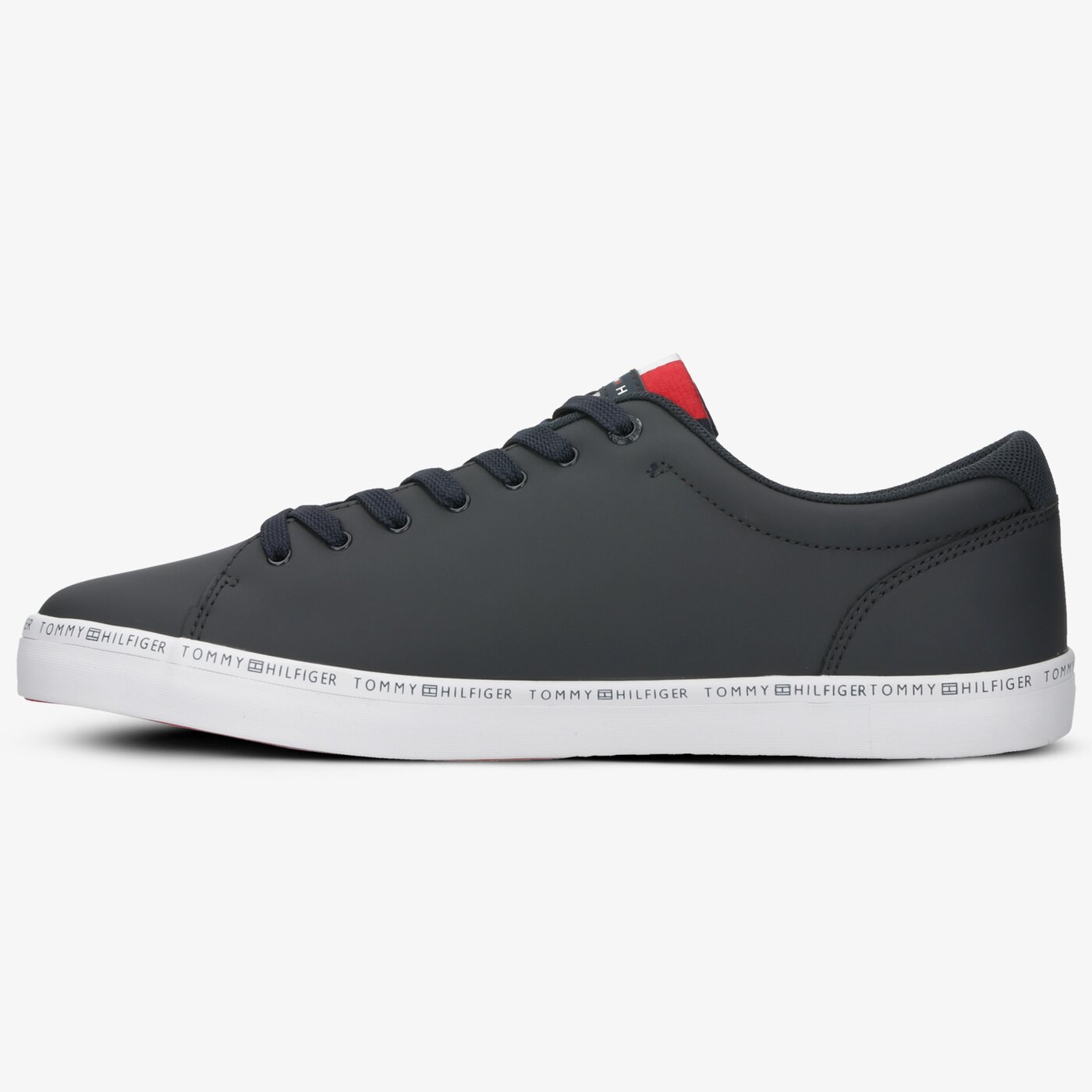 Męskie trampki TOMMY HILFIGER ESSENTIAL LEATHER VULC fm0fm02378403 kolor granatowy
