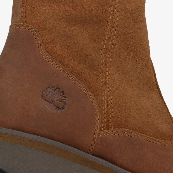 Dziecięce buty za kostkę TIMBERLAND COURMA KID WARM LINEDBOOT tb1a28n53581 kolor brązowy