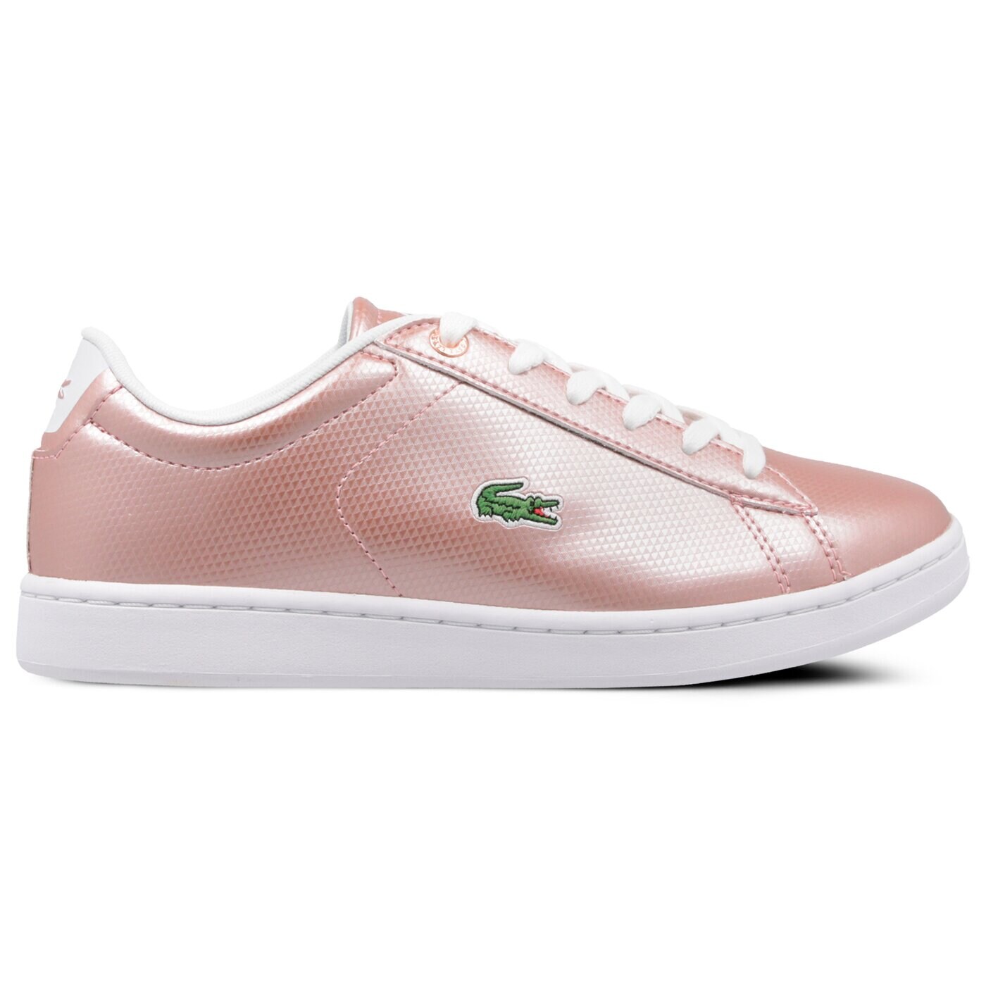 Dziecięce sneakersy (buty) LACOSTE CARNABY EVO 119 6 SUJ 737suj0002f50 kolor różowy