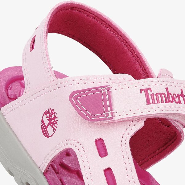 Dziecięce sandały / klapki TIMBERLAND MOSS JUMP 2 STRAP SANDAL TODDLER tb0a2ap2x821 kolor fioletowy