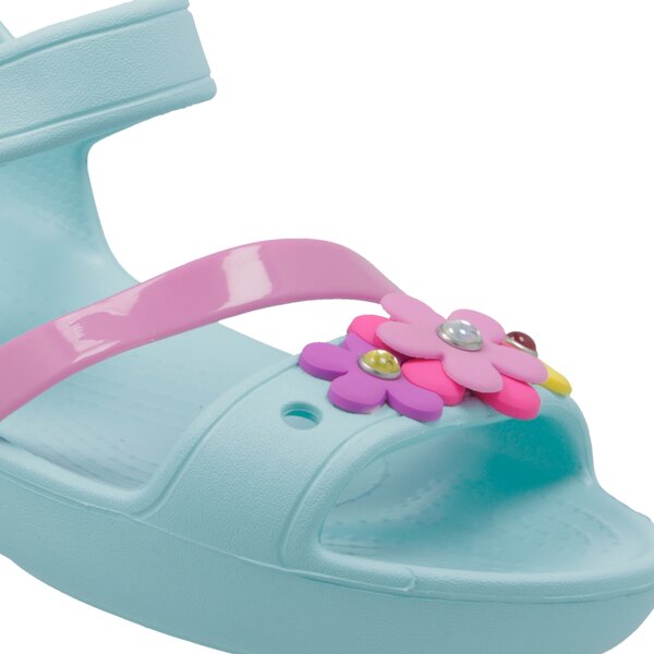 Dziecięce sandały / klapki CROCS LINA CHARM SANDAL K 2055304o9k kolor niebieski
