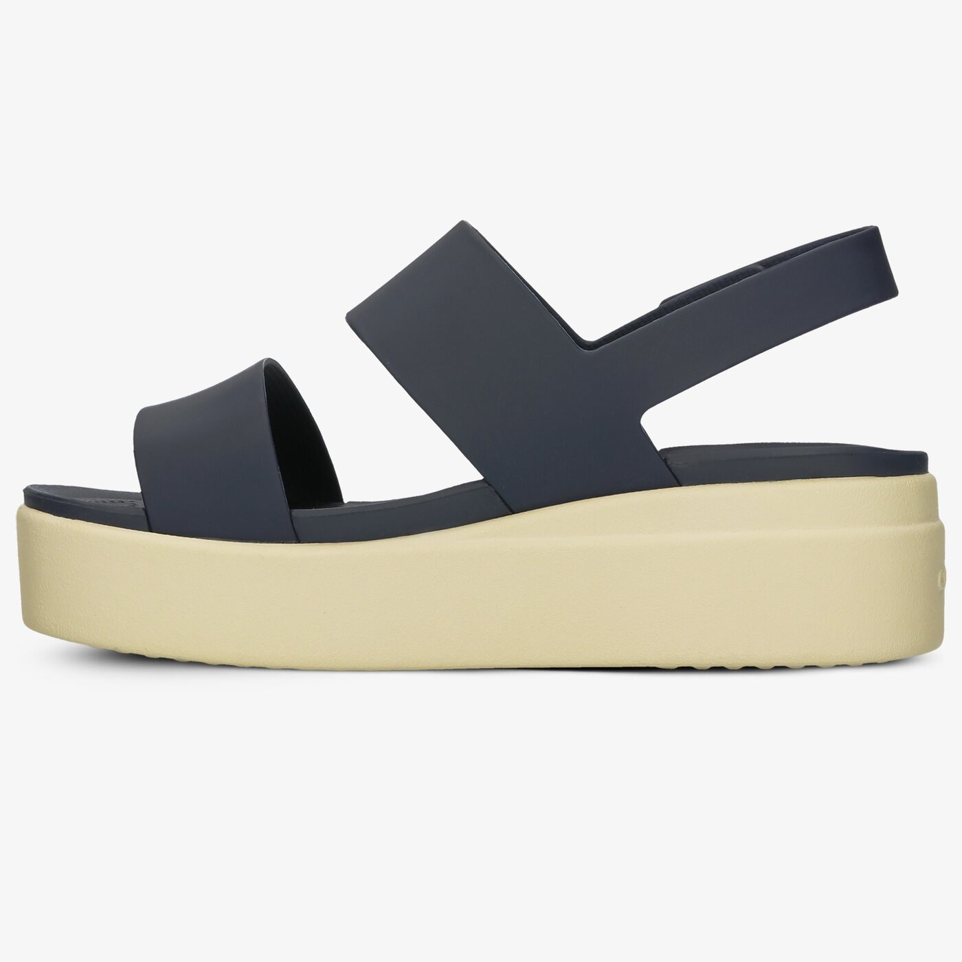 Damskie sandały CROCS BROOKLYN LOW WEDGE 20645346k kolor granatowy