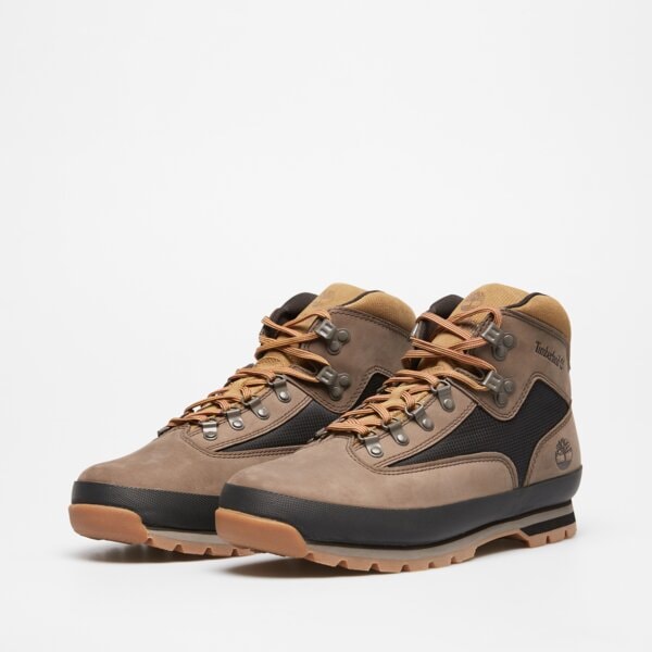 Męskie buty outdoor (trekkingowe) TIMBERLAND EURO HIKER MID LACE BOOT tb0a2p27a2m1 kolor brązowy