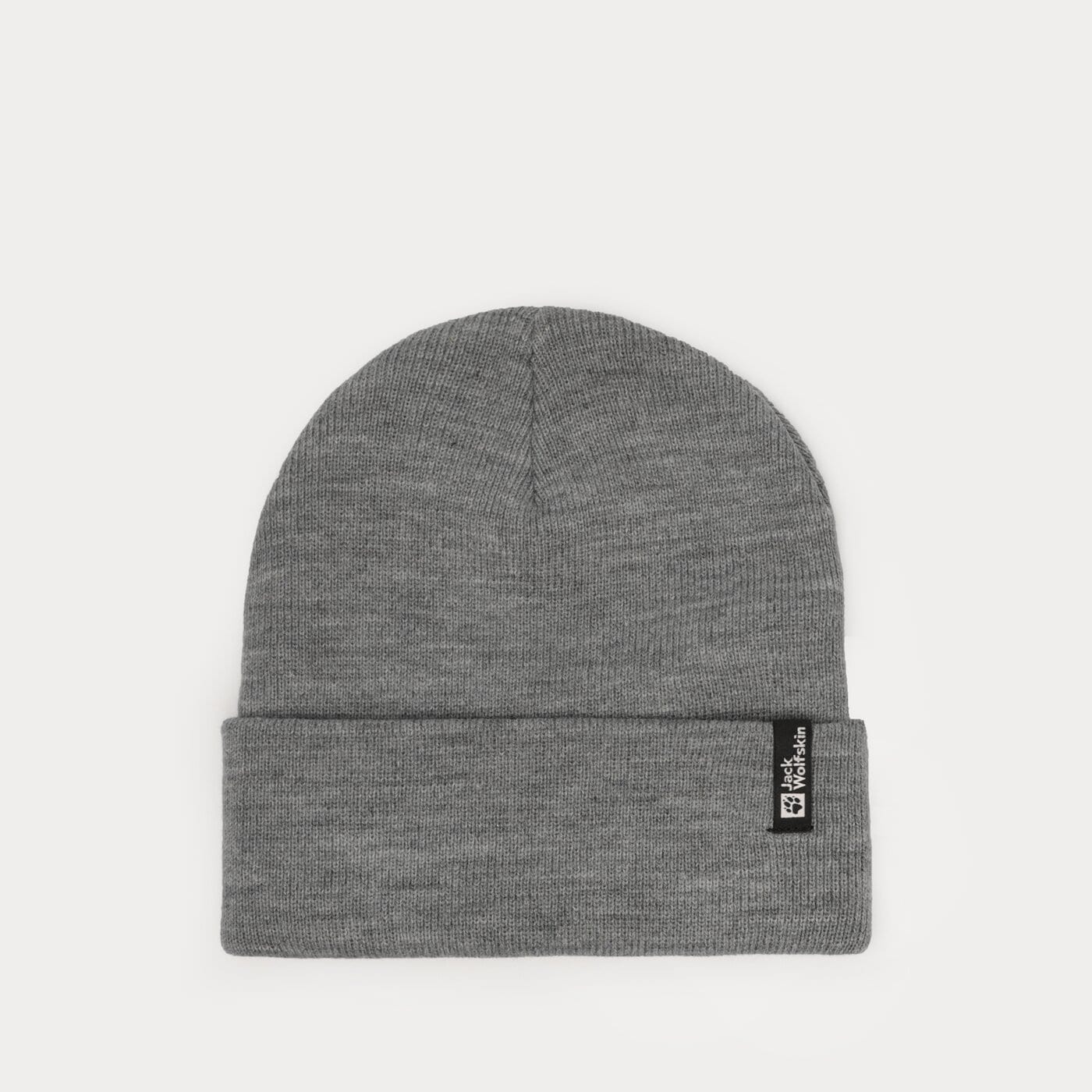 Damska czapka zimowa JACK WOLFSKIN CZAPKA RIB BEANIE 19038926110 kolor czarny