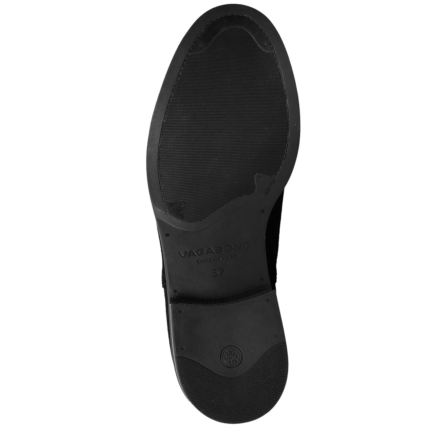 Damskie botki / sztyblety VAGABOND AMINA SUEDE BLACK 420384020 kolor czarny