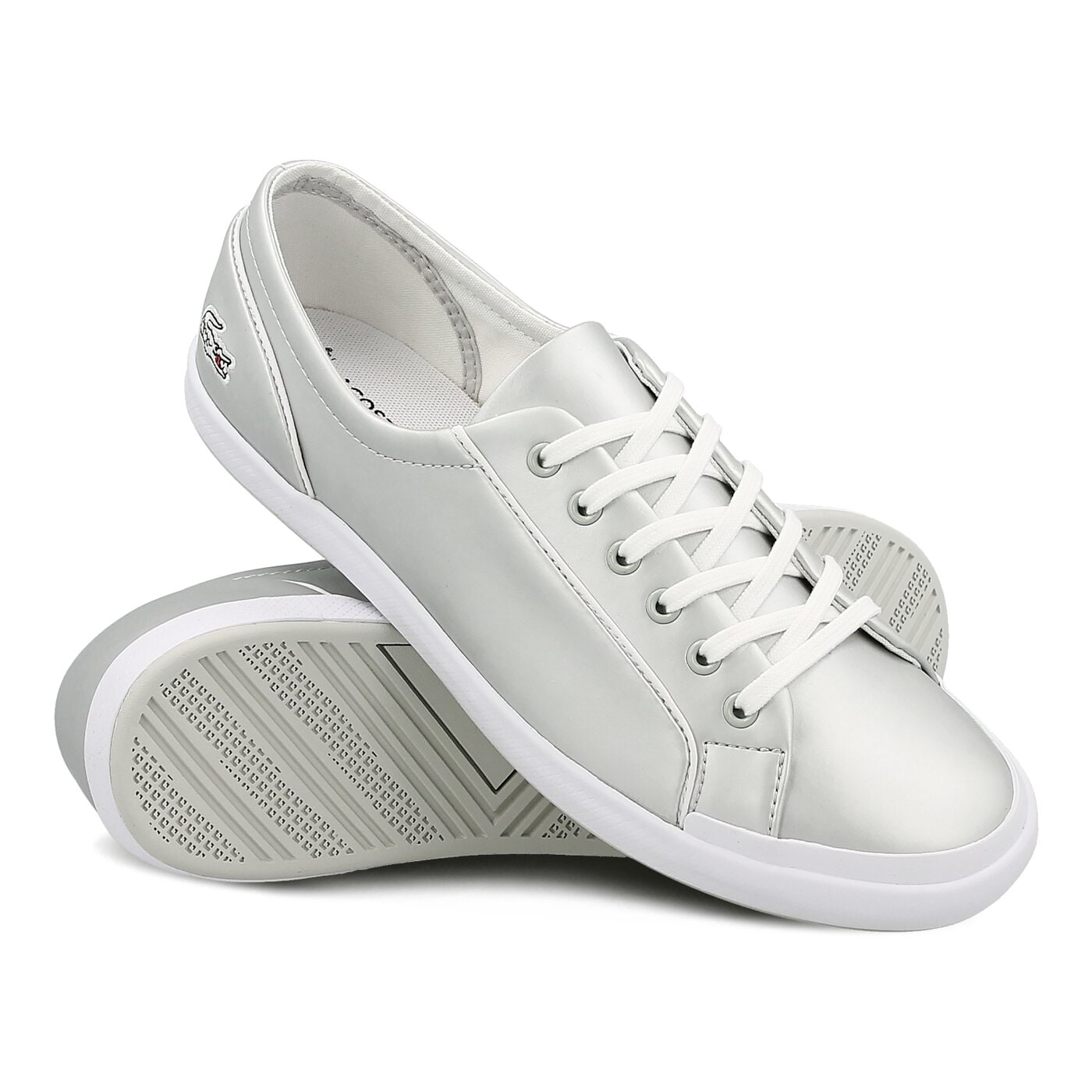 Damskie trampki LACOSTE LANCELLE 6 EYE 117 2 733caw1027334 kolor szary