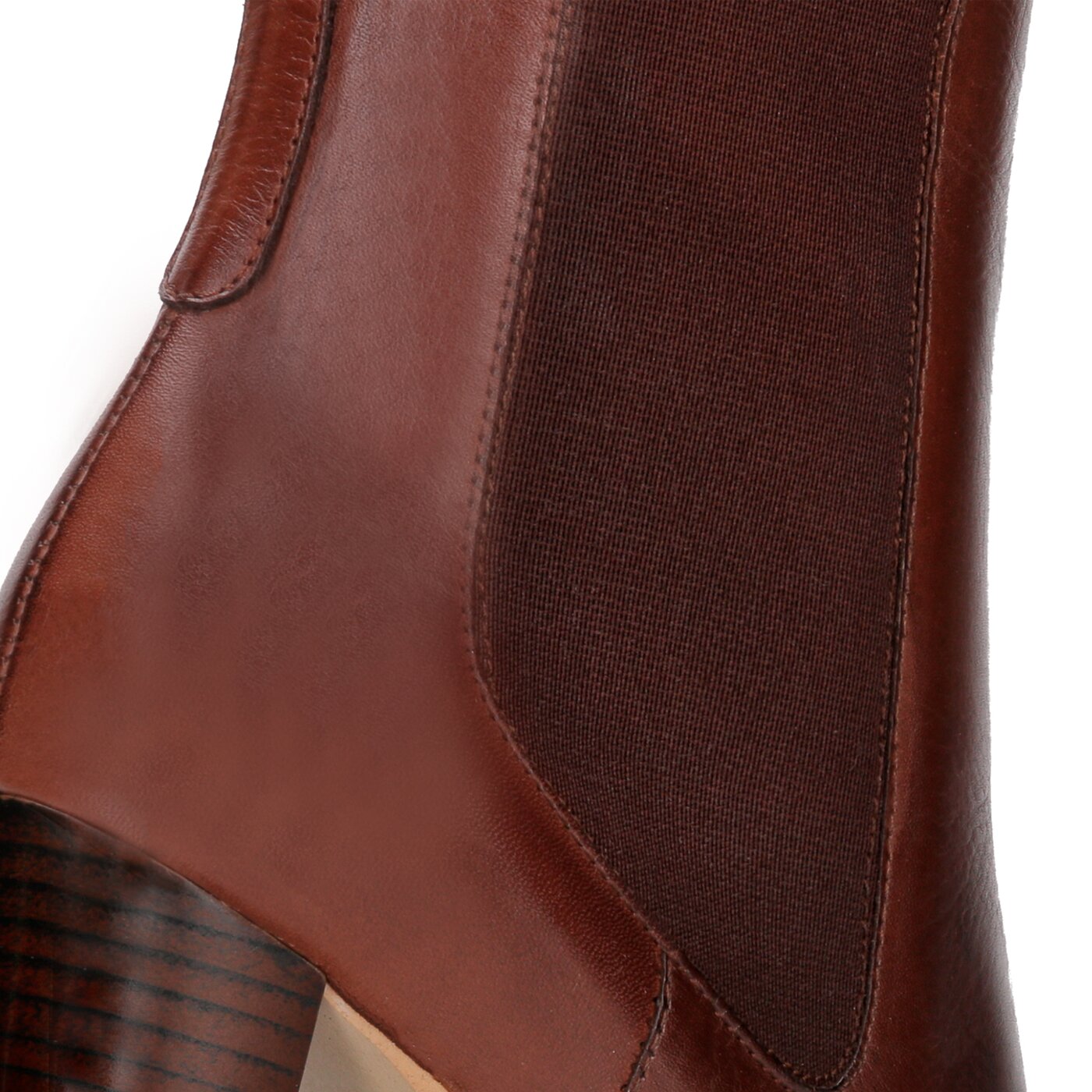 Damskie botki / sztyblety SYMBIOSIS INA  1196659002 kolor brązowy