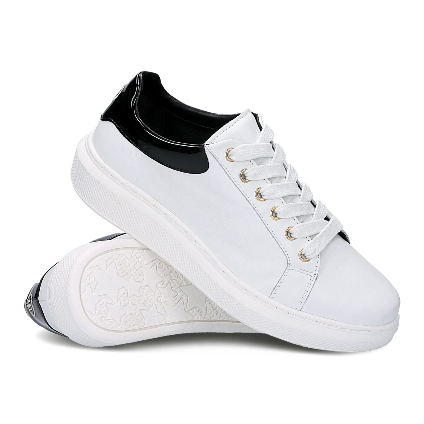 Damskie trampki TOMMY HILFIGER S1285ABRINA 1A fw56822036990 kolor biały