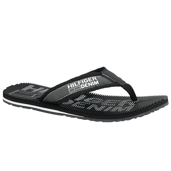 Męskie klapki TOMMY HILFIGER B2385EACH 2D em56820694990 kolor czarny
