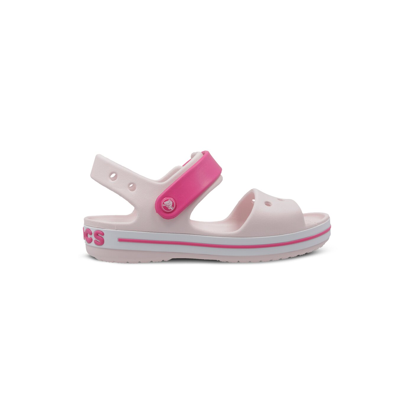 Dziecięce sandały / klapki CROCS CROCBAND SANDAL KIDS 128566pvi kolor różowy