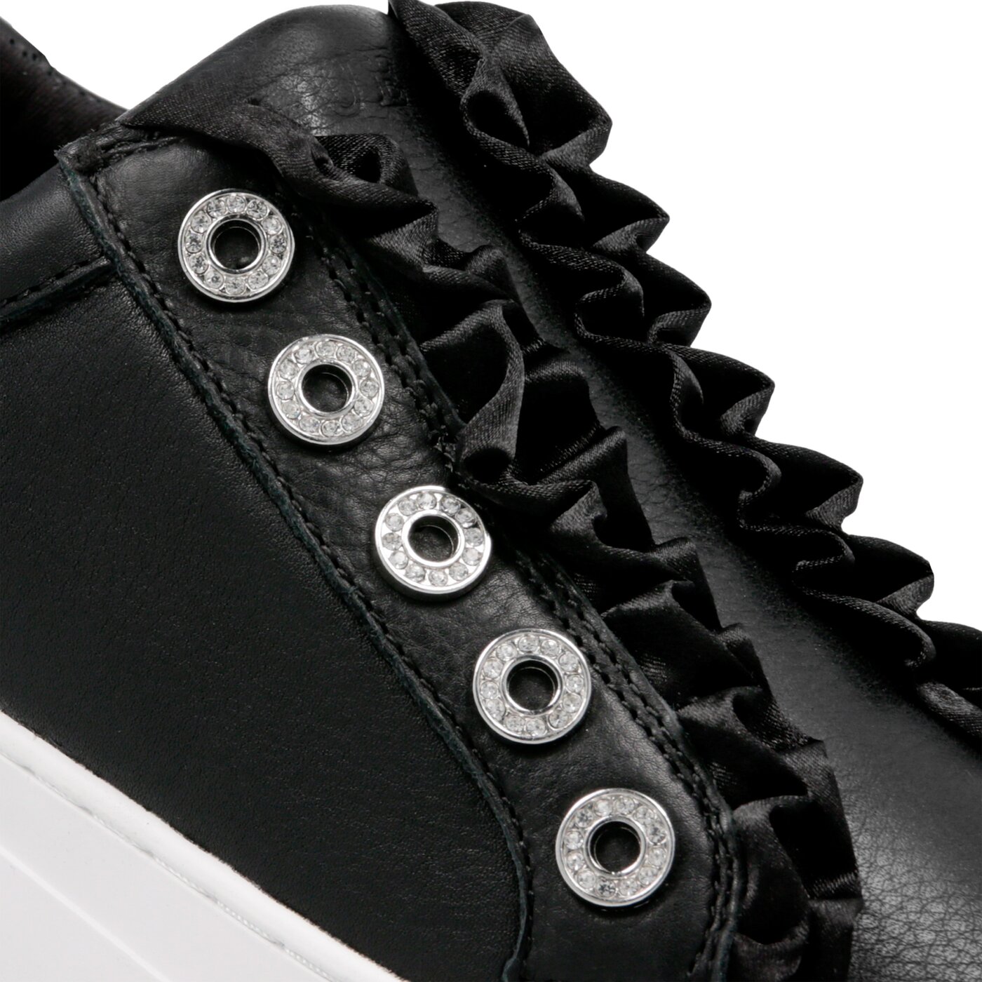 Damskie sneakersy (buty) GUESS MEZRAL fl5mzrlea12black kolor czarny