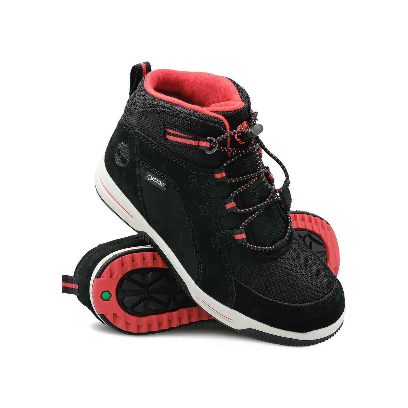 Dziecięce buty outdoor / trekkingowe TIMBERLAND CITY STOMP BUNGEE MID GTX a1qc5 kolor czarny