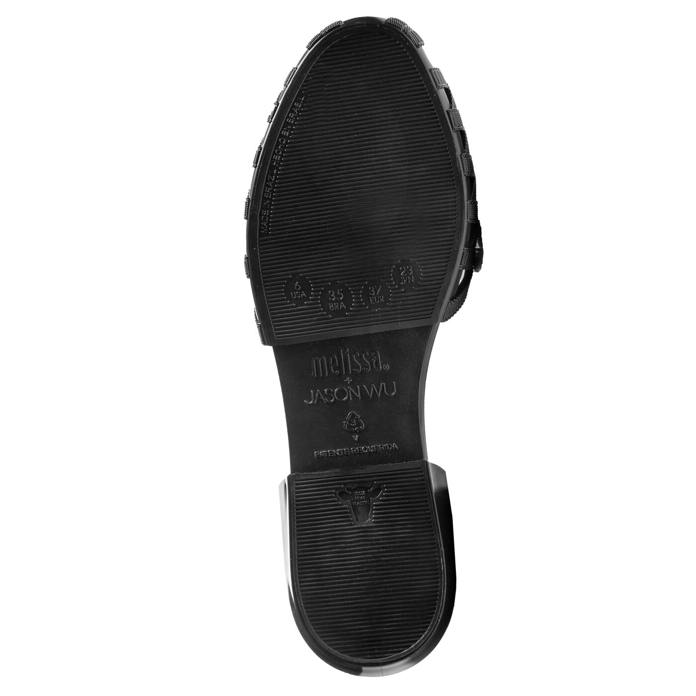 Damskie sandały MELISSA JEAN SANDAL + JASON WU 3197201003 kolor czarny