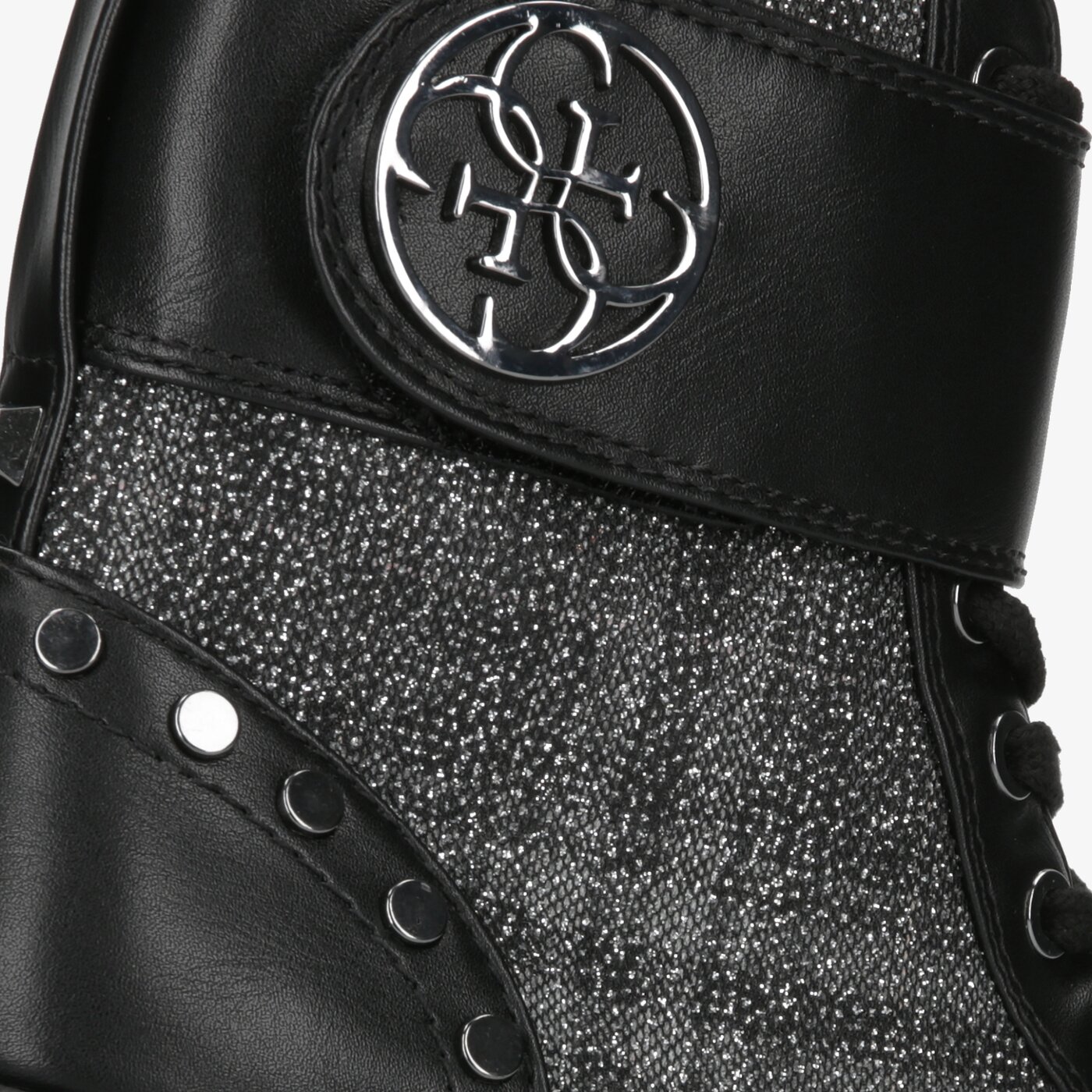 Damskie botki / sztyblety GUESS HEATHIRE fl7ht2ele10blkbr kolor czarny