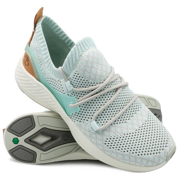 Damskie sneakersy (buty) TIMBERLAND FLYROAM GO KNIT CHUKKA a1nqf kolor niebieski