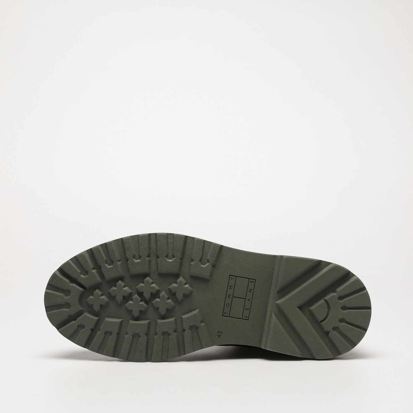 TOMMY HILFIGER TJM RUBERIZED LACE UP BOOT em0em01276mrh kolor zielony