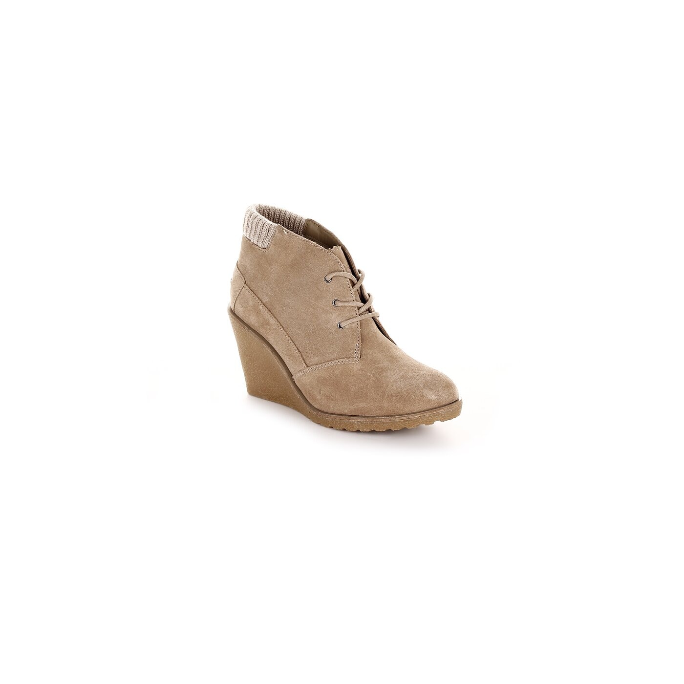 Damskie buty za kostkę LACOSTE LEREN 724srw3340158 kolor beżowy