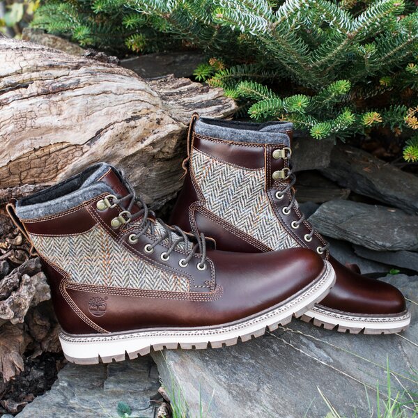 Męskie buty za kostkę TIMBERLAND 6 IN WARM BOOT a123t kolor brązowy