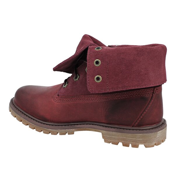 Damskie trapery TIMBERLAND AUTHENTICS FTW  8306a kolor bordowy