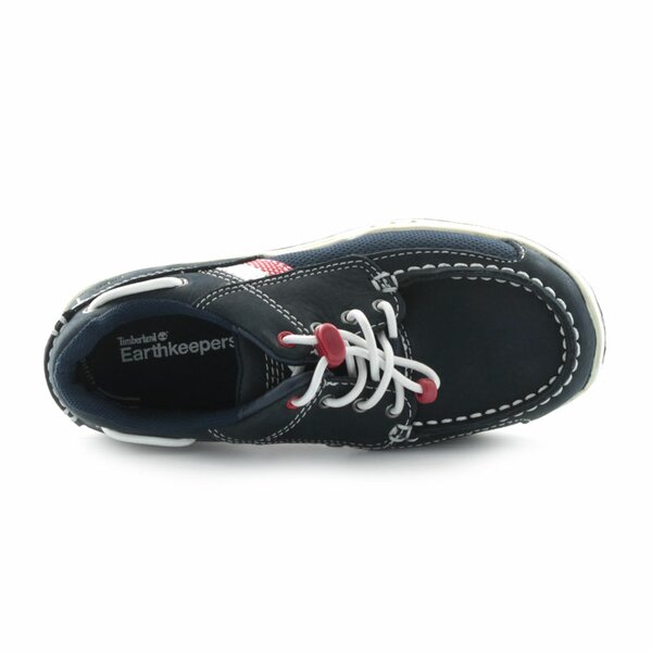 Dziecięce półbuty TIMBERLAND EK SPORT F/L BOAT OXFORD 52890 kolor granatowy