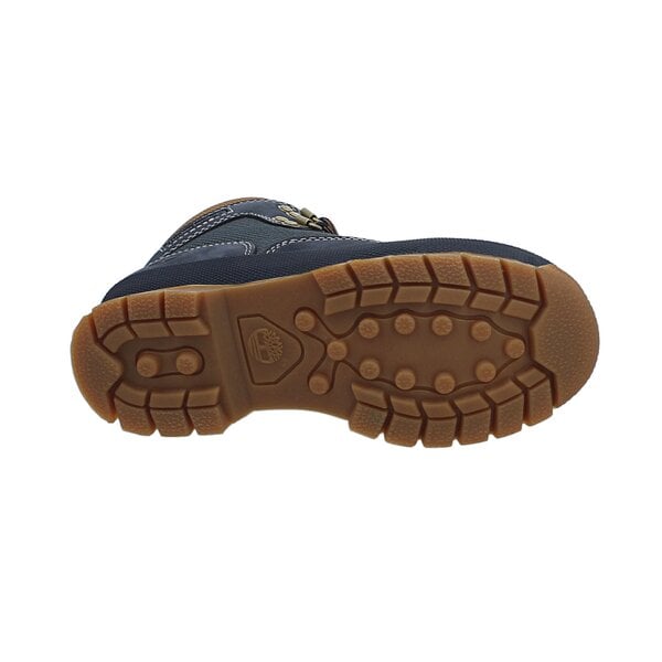 Dziecięce buty outdoor / trekkingowe TIMBERLAND EURO HIKER - LEATHER / FABRIC a125n kolor granatowy