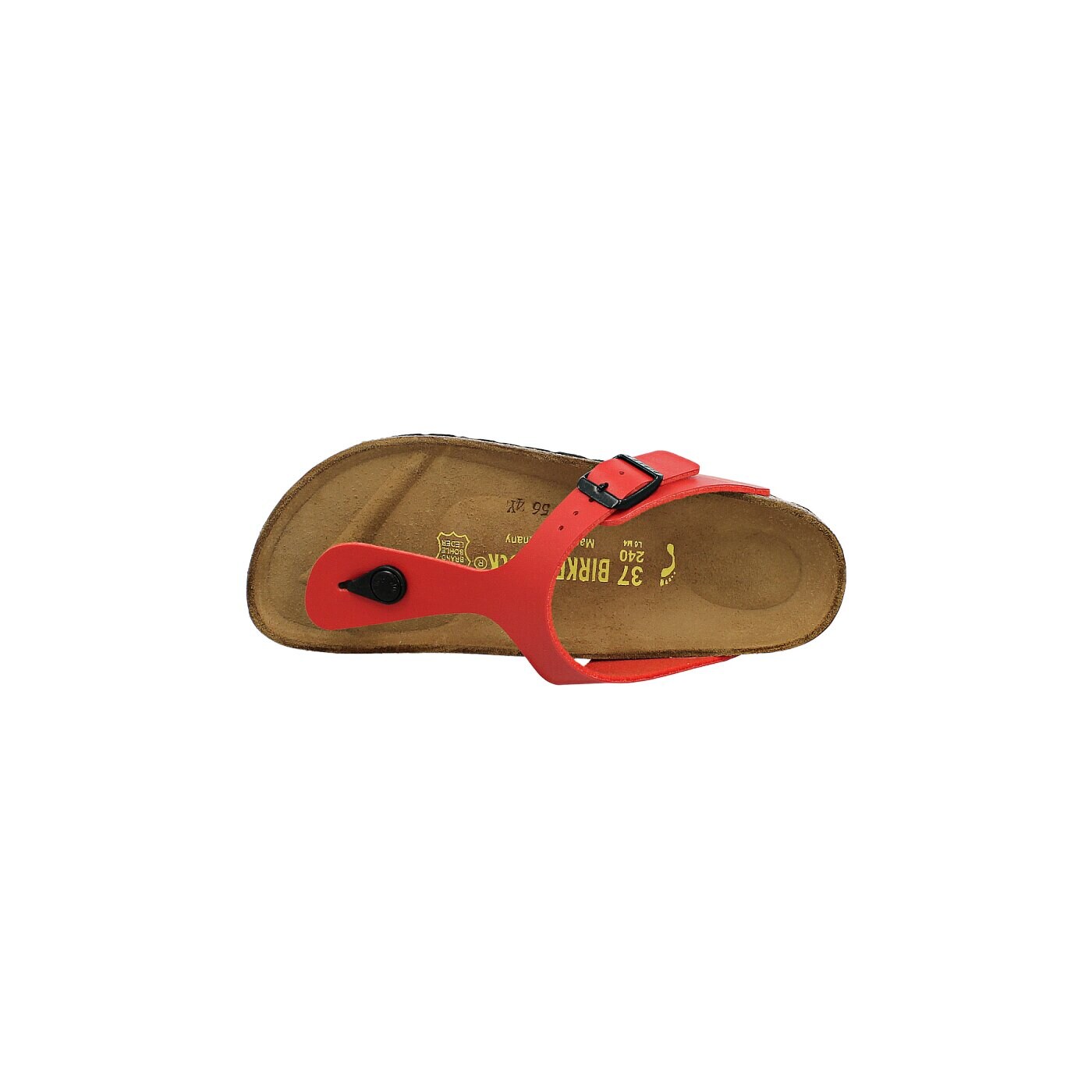 Damskie klapki BIRKENSTOCK GIZEH  43743 kolor czerwony
