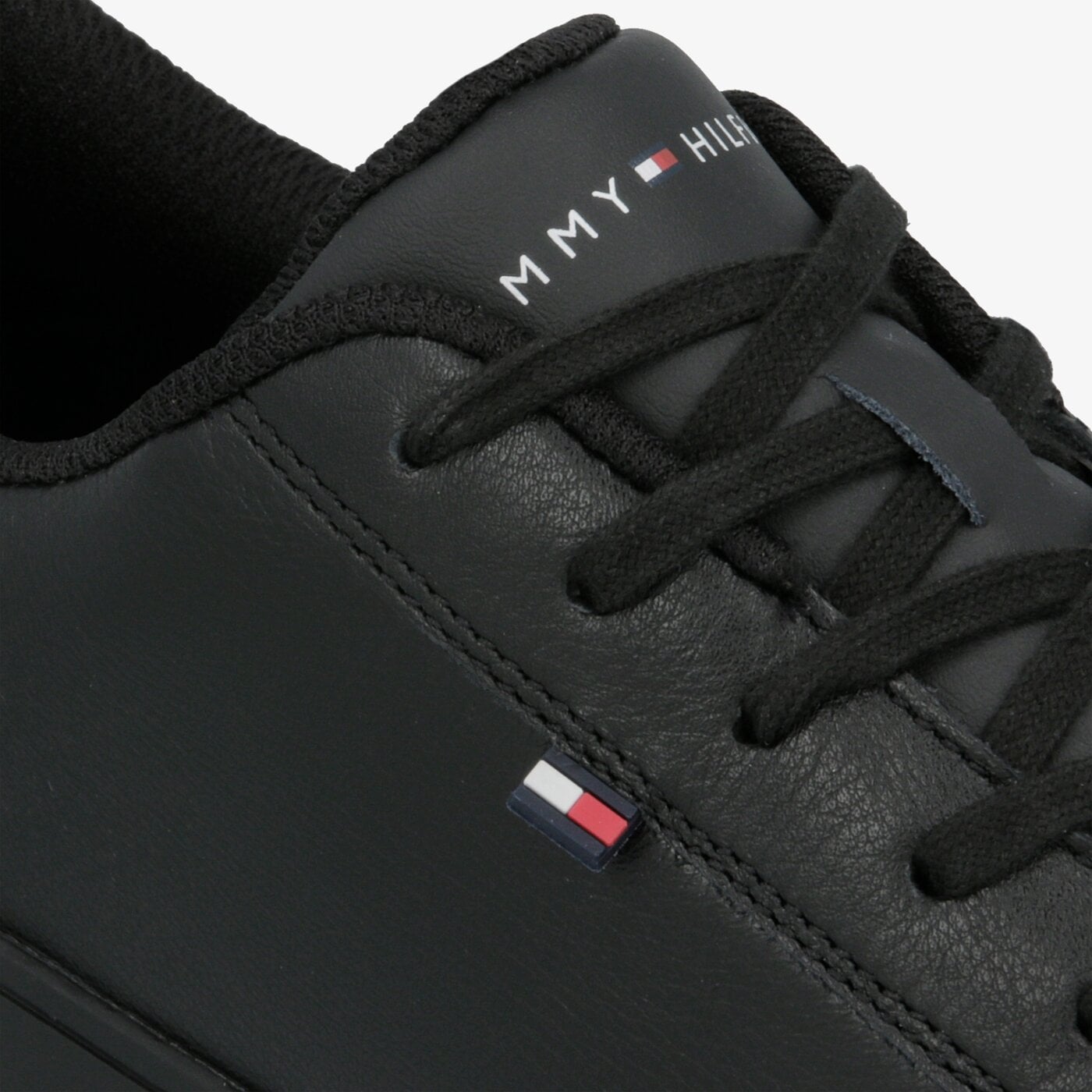 Męskie sneakersy (buty) TOMMY HILFIGER DANIEL 1A2 KNIT DETAIL fm0fm02272990 kolor czarny