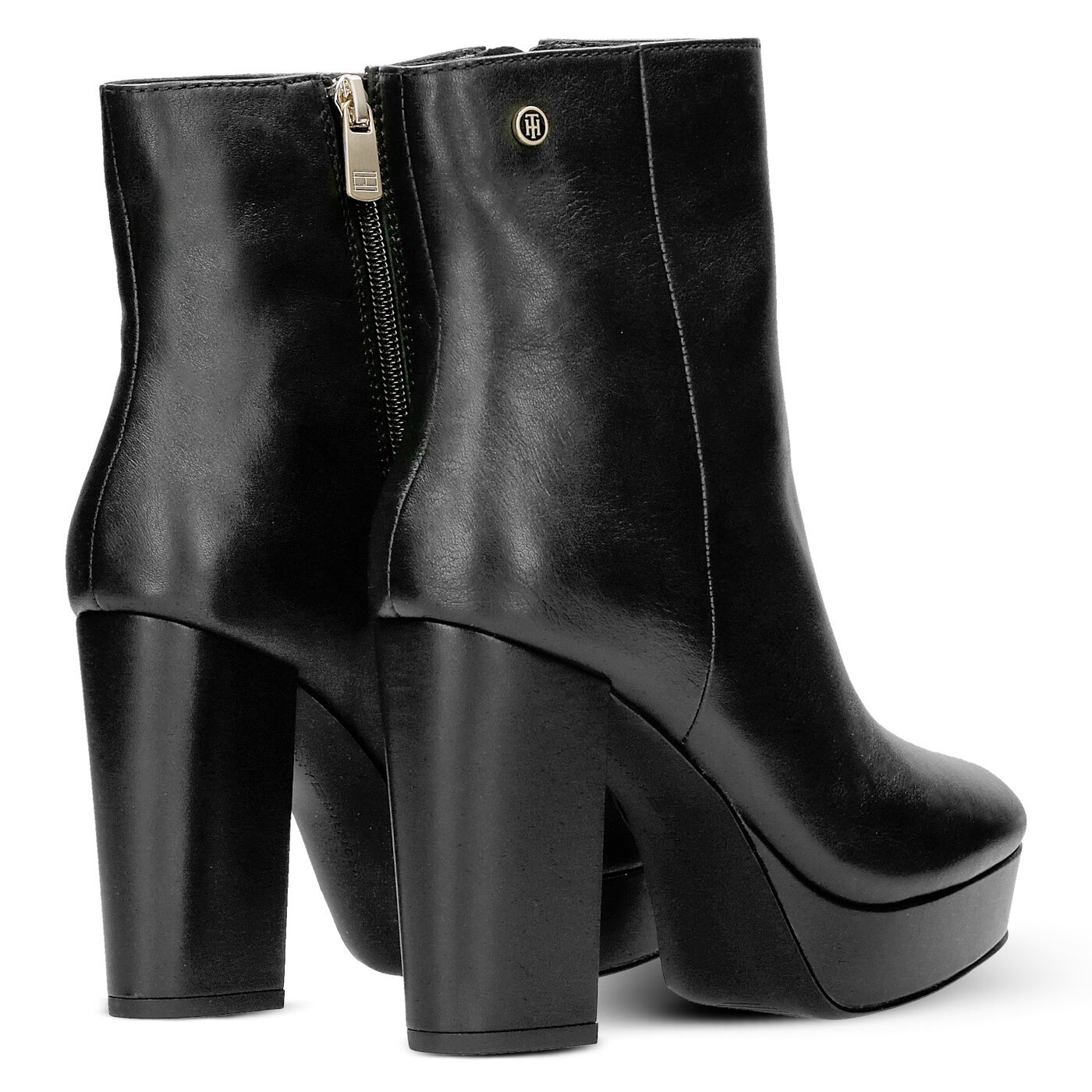 Damskie botki / sztyblety TOMMY HILFIGER CHERYL 1A fw0fw01970990 kolor czarny