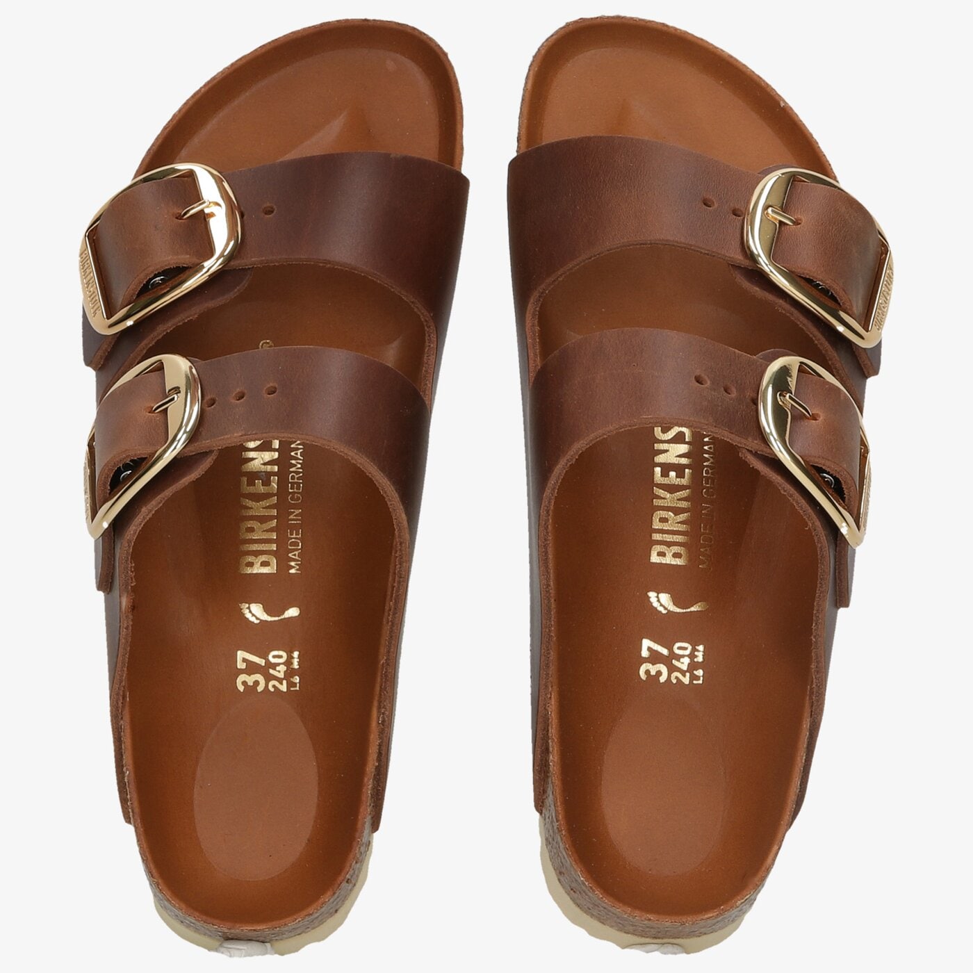 Damskie klapki BIRKENSTOCK ARIZONA BIG BUCKLE 1011073 kolor brązowy