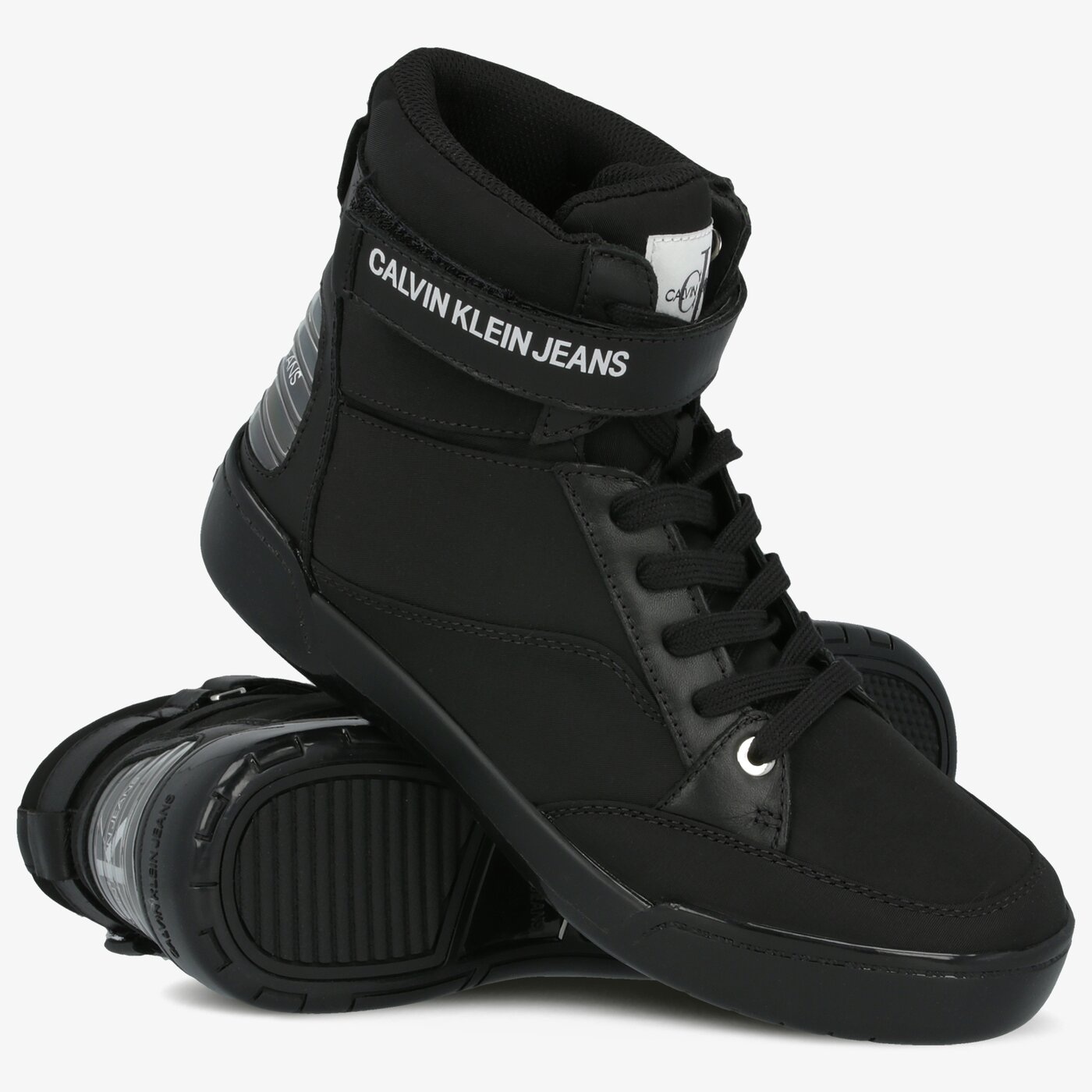 Damskie sneakersy (buty) CALVIN KLEIN NELDA r0804blk kolor czarny