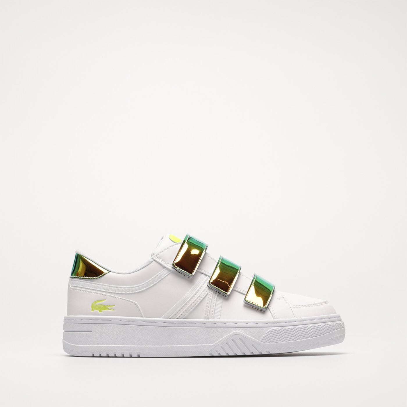 Dziecięce sneakersy (buty) LACOSTE L001 745suj0006v05 kolor biały