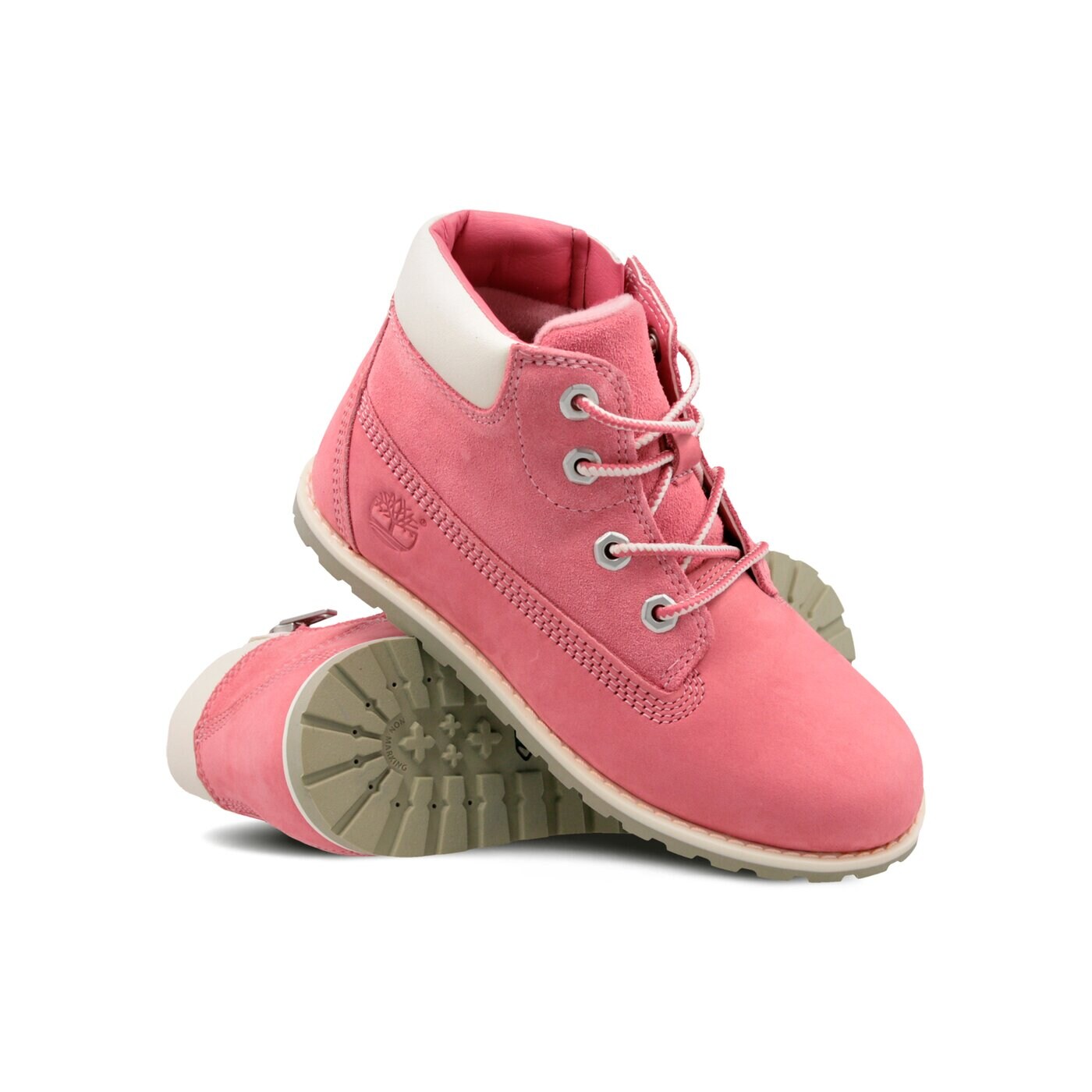 Dziecięce trapery TIMBERLAND POKEY PINE 6IN BOOT  1950b kolor różowy