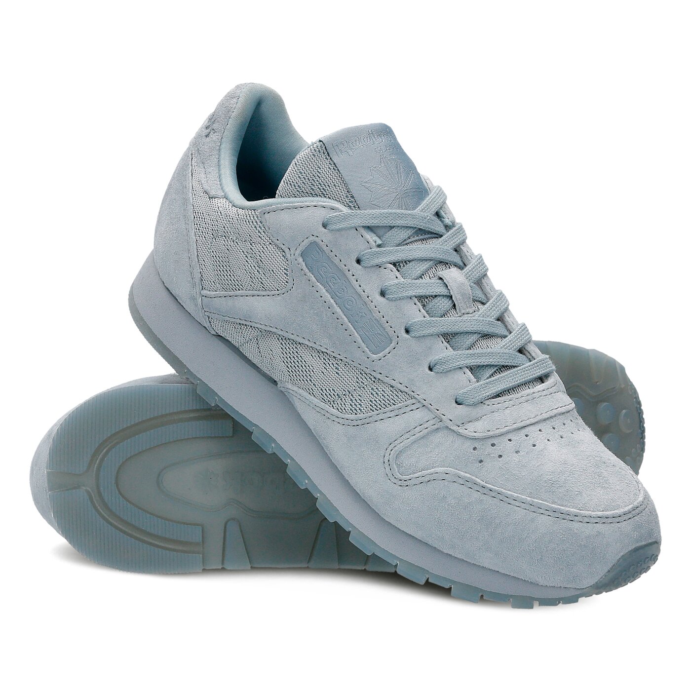 Damskie sneakersy (buty) REEBOK CL LTHR LACE bs6522 kolor szary